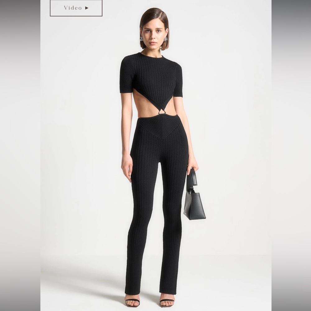 Maniere de Voir backless jumpsuit